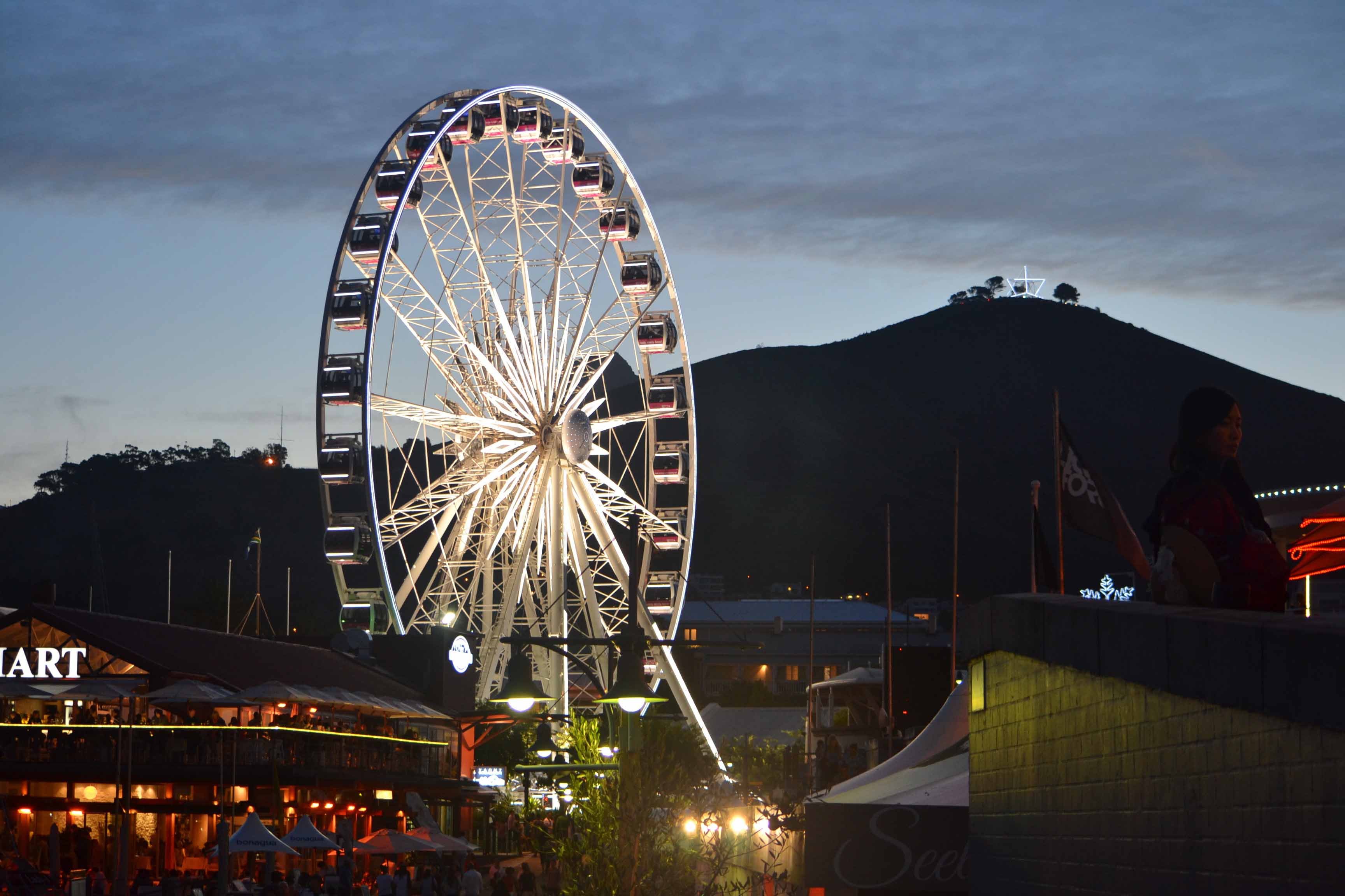 Cape Town waterfront at dusk
